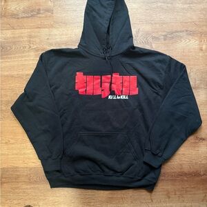 Kill la Kill 10th anniversary Black Hoodie Men's Pullover good smile Trigger